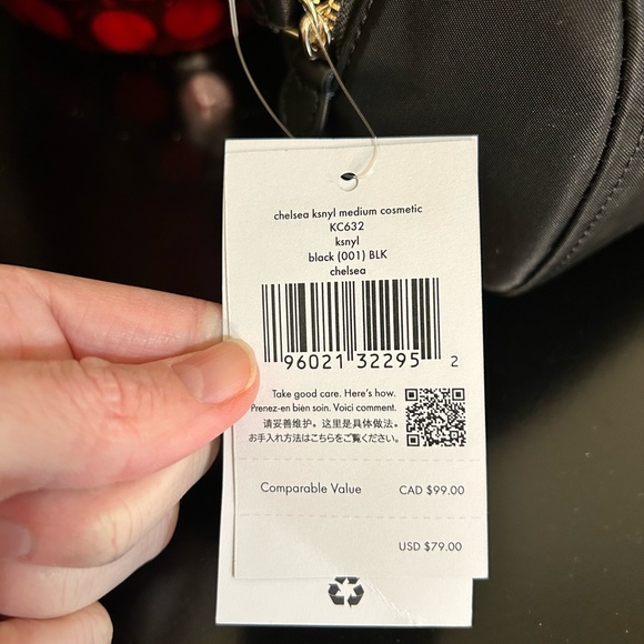 NWT Kate Spade Black Chelsea Medium Cosmetic - Picture 8 of 8